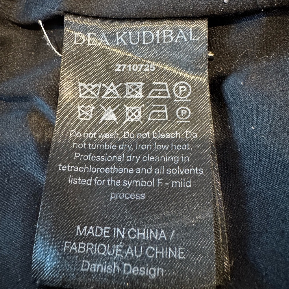 Dea Kudibal Gwyneth Collarless Wool Blend Plaid Jacket Danish Designer Small - Picture 7 of 12